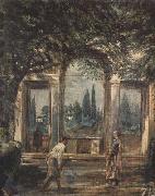 Diego Velazquez Villa Medici in Rome (Pavilion of Ariadne) (df01) USA oil painting artist